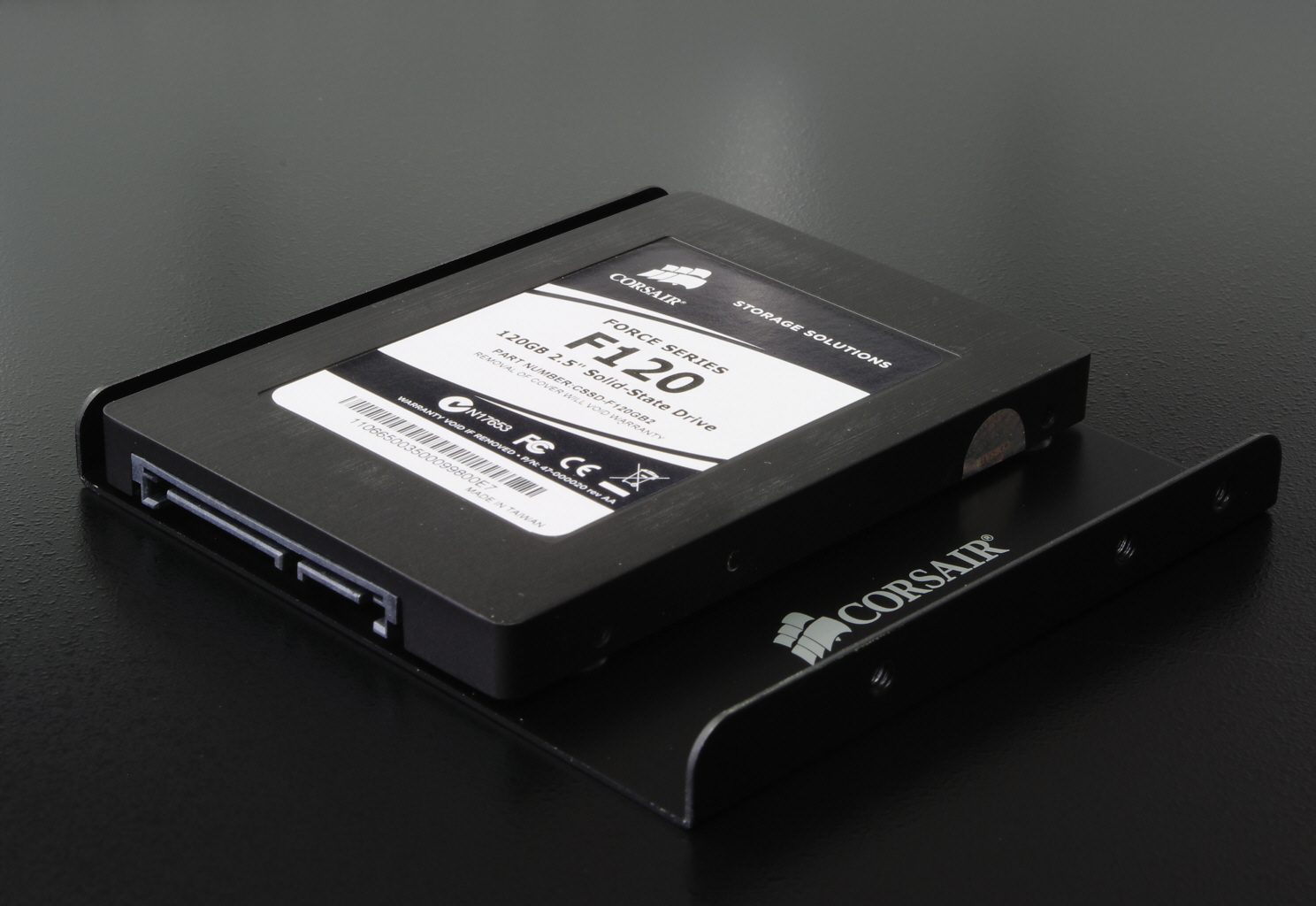 SSD SATA de 2,5 polegadas com adaptador