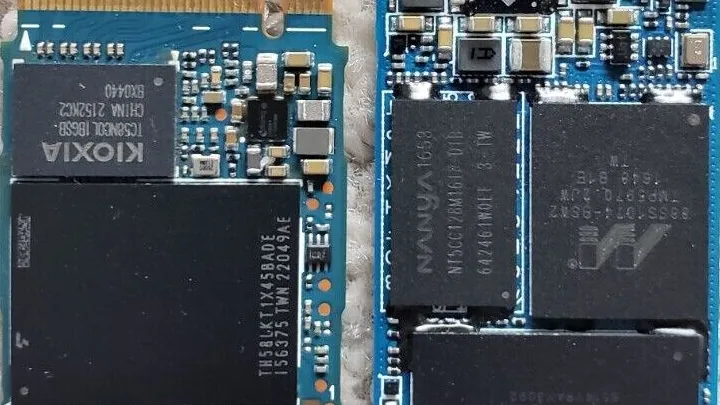 SSD NVMe M.2 de tamanhos diferentes