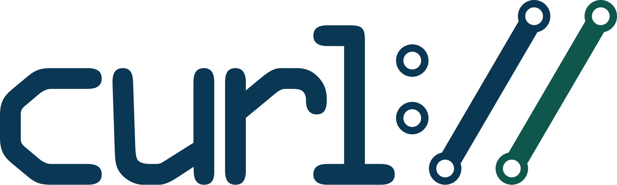 Logotipo oficial do curl, ferramenta de linha de comando para transferir dados por URLs