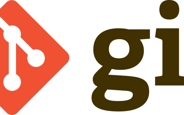 Logotipo do Git em laranja e branco sobre fundo escuro, usado para ilustrar o guia de git bisect