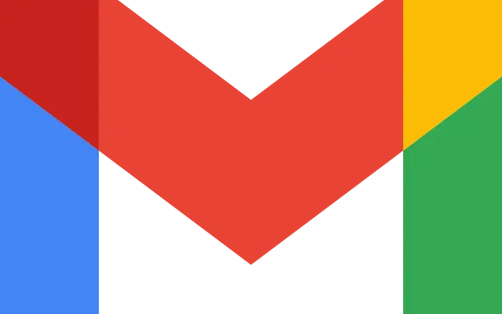 Ícone do Gmail representando uma conta de e-mail com assinatura profissional
