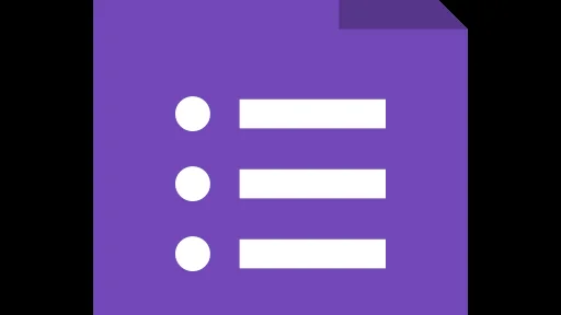 Ícone do Google Forms usado para representar o formulário que inicia a automação no n8n