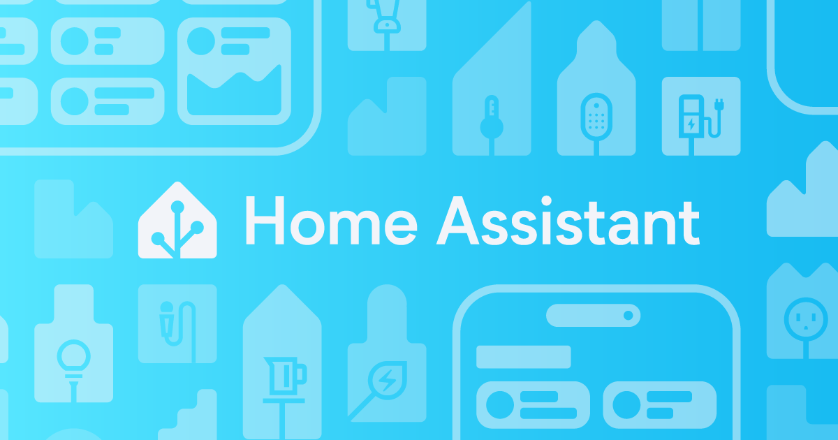 Logotipo do Home Assistant, plataforma de automação residencial de código aberto