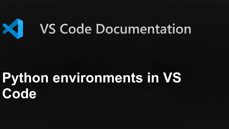 Tela do VS Code mostrando um ambiente Python selecionado