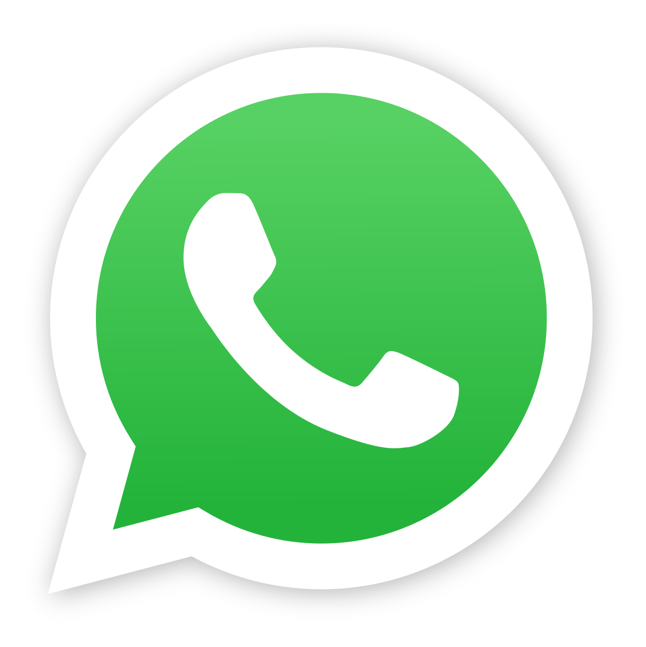 Ícone do WhatsApp em verde usado para ilustrar a comparação entre WhatsApp Business e WhatsApp Business Platform