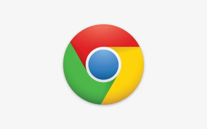 Ícone do Google Chrome em fundo claro