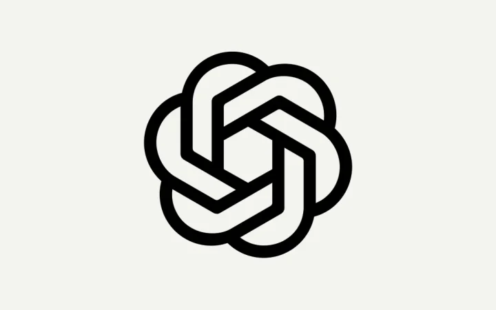 Logotipo da OpenAI em fundo claro